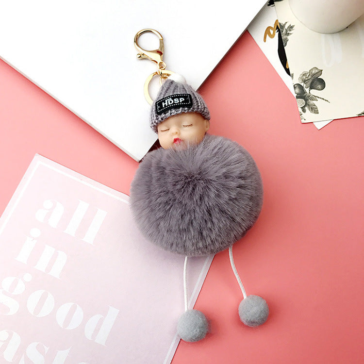 Wholesale Cartoon Sleeping Dream Doll Plush Keychains